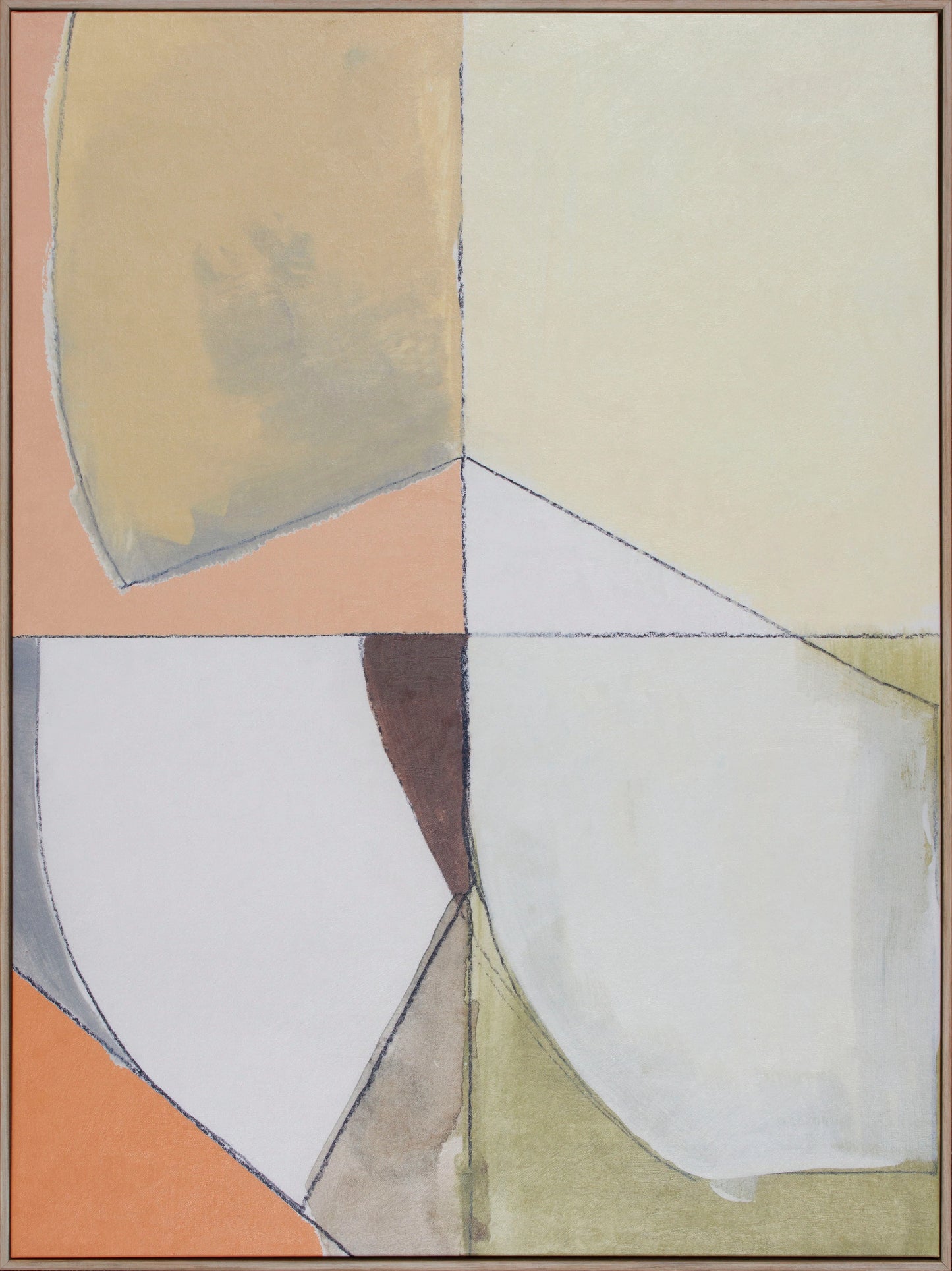 Creamsicle Shapes I