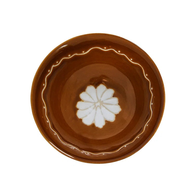 Hand-Painted Stoneware Bowl