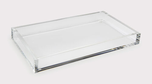 Lucite Rectangular Tray