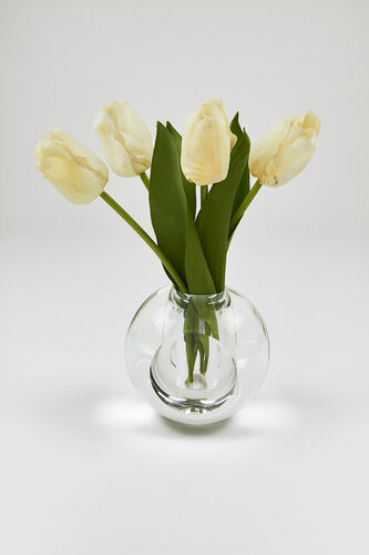 Crystal Round Bubble Vase