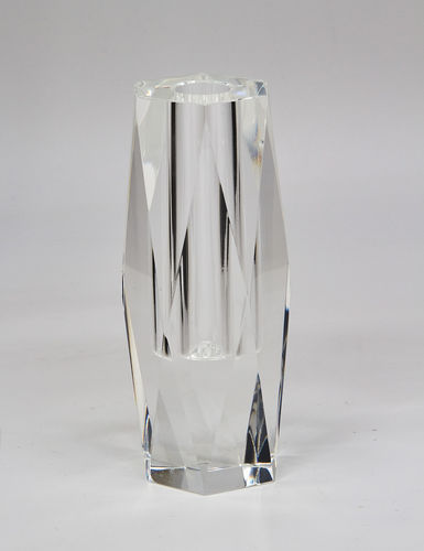Diamond Cut Bud Vase