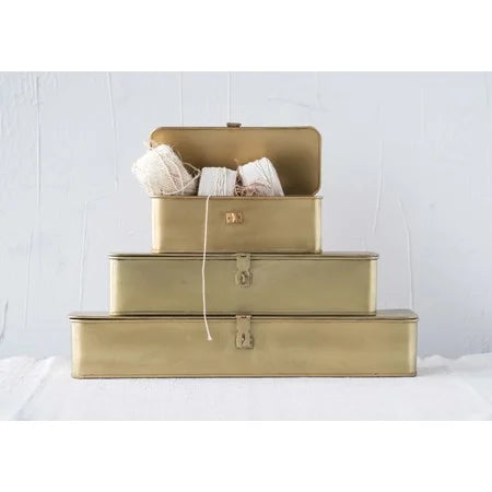 Metal Boxes — Set of 3