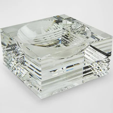 Clear Cut Crystal Bowl