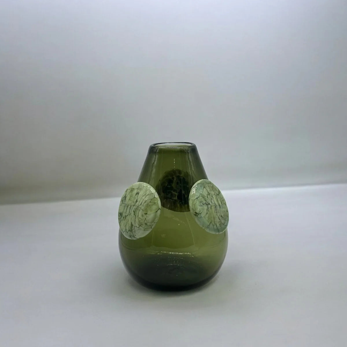 Forest Green Glass Vase