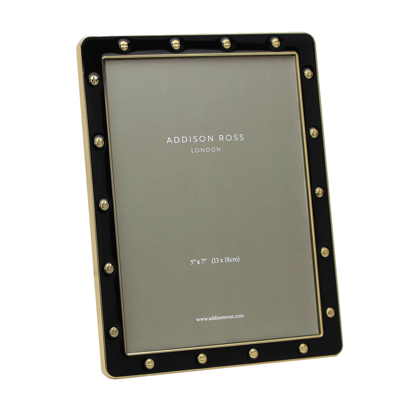 5x7 Locket Frame in Black & Gold