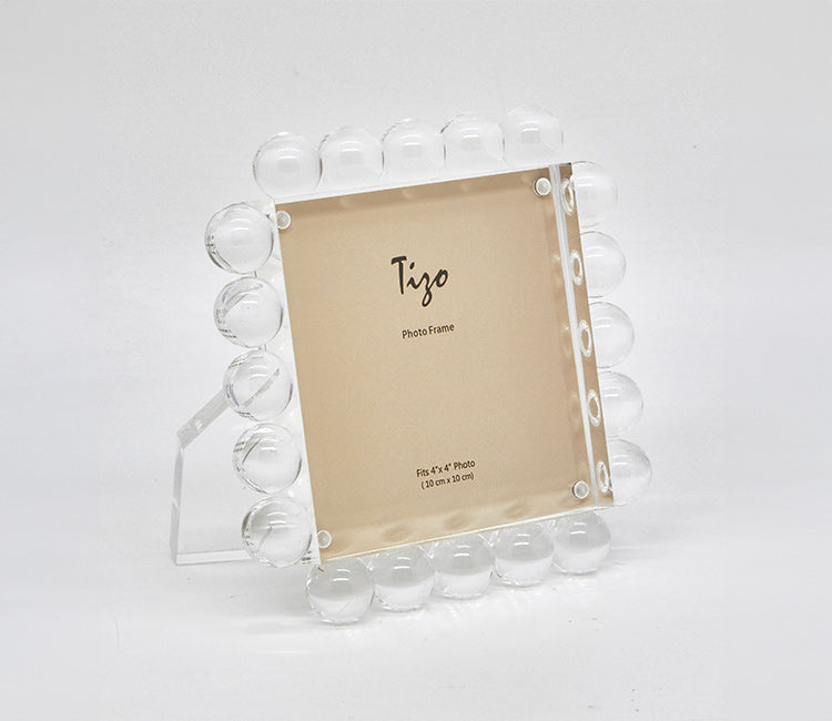 Crystal Bubble Frame 4"x4"