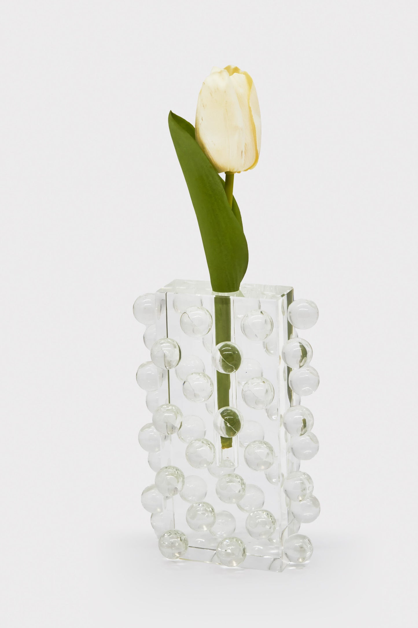 Scattered Bubble Crystal Vase