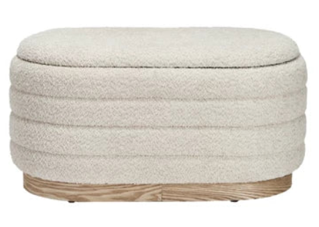 Upholstered Storage Ottoman