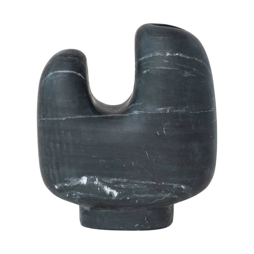 Black Marble Vase